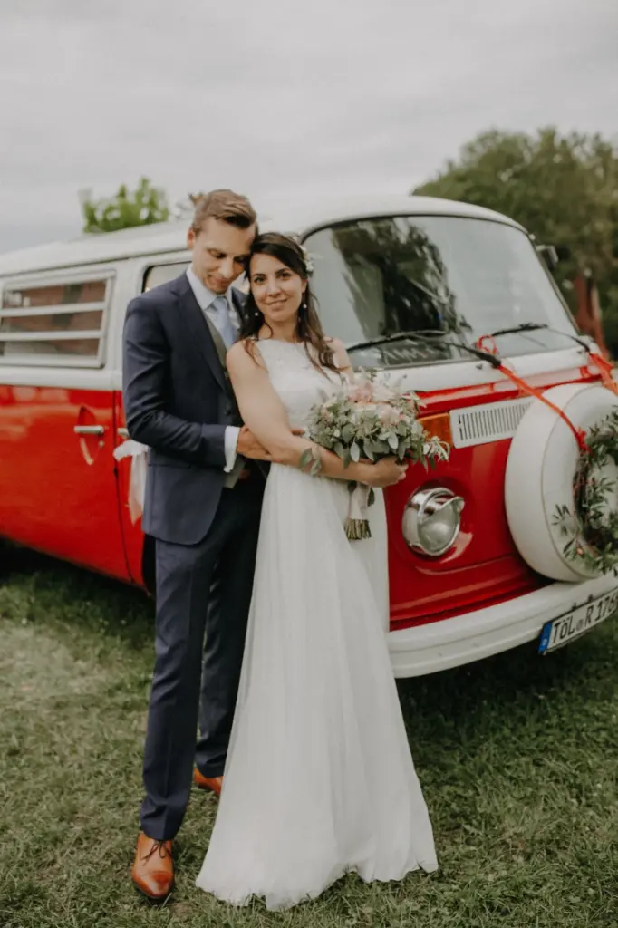 Hochzeitsfotografie München VW Bus